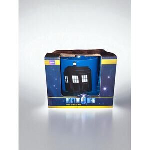 NEW Doctor Who THE TARDIS Blue Ceramic 2D Relief Coffee Mug Zeon (2009) in Box